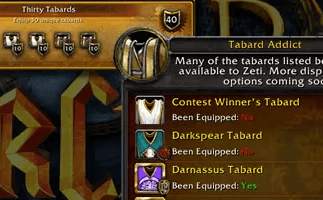 Tabard Addict